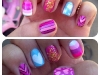 Spring Nail Art Ideas: Mix and Match Manicure at Glitter and Gloss via lilblueboo.com