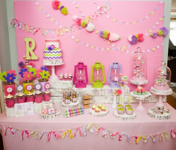 Party Ideas for Girls: Glam Camping party by Anders Ruff via lilblueboo.com Party Ideas for Girls: Glam Camping party by Anders Ruff via lilblueboo.com