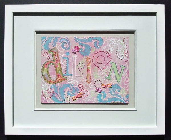 How to Frame Wall Art - Tutorial via lilblueboo.com How to Frame Wall Art - Tutorial via lilblueboo.com