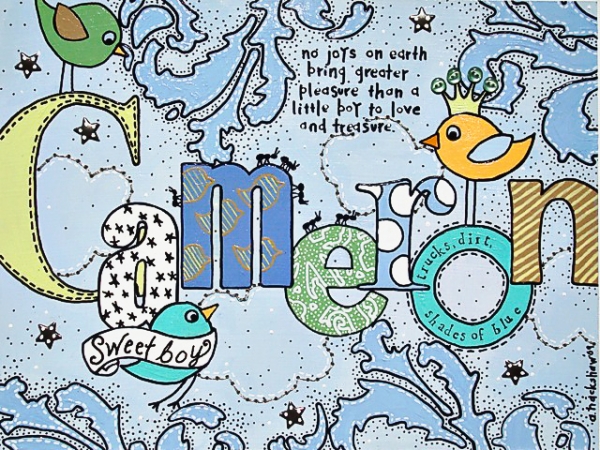 Unisex Nursery Decor - Tutorial via lilblueboo.com Unisex Nursery Decor - Tutorial via lilblueboo.com