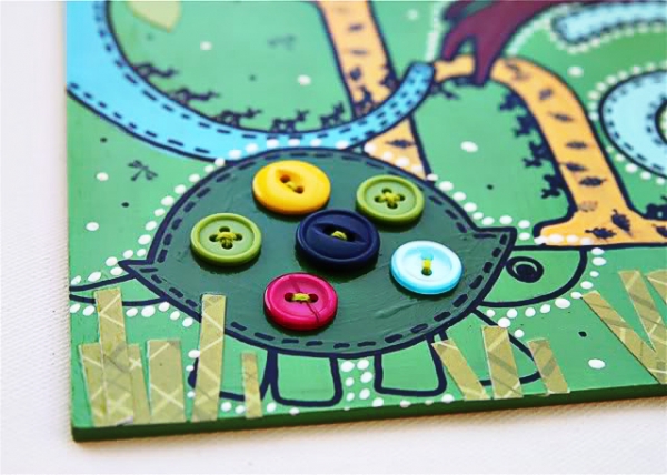 Button Project Ideas - Tutorial via lilblueboo.com Button Project Ideas - Tutorial via lilblueboo.com