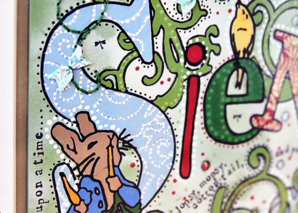 Peter Rabbit inspired DIY Nursery Art - Tutorial via lilblueboo.com