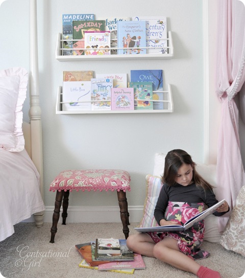 Reading Nook or Corner Space for Kids Centsational Girl by via lilblueboo.com