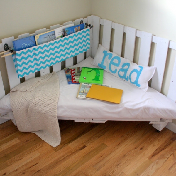 Reading Nook or Corner Space for Kids by Kojo Designs via lilblueboo.com