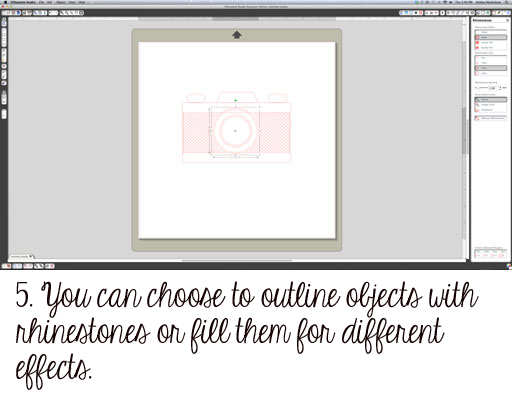 How to make a rhinestone template from scratch Step 5 via lilblueboo.com