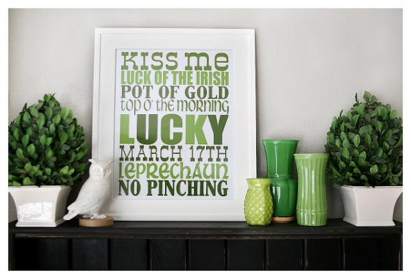 Free DIY St. Patrick's Day Printables by Eighteen25 via lilblueboo.com