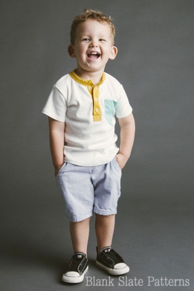 Summer Sewing Patterns: Shorts for Boys PDF Sewing Pattern via lilblueboo.com