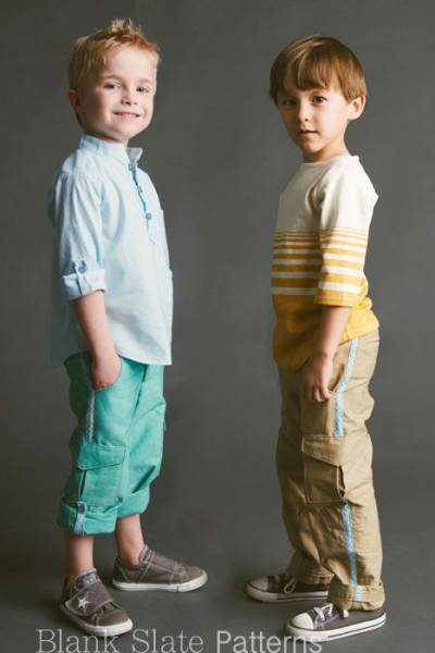 Summer Sewing Patterns: Cargo Pant PDF Sewing Pattern via lilblueboo.com