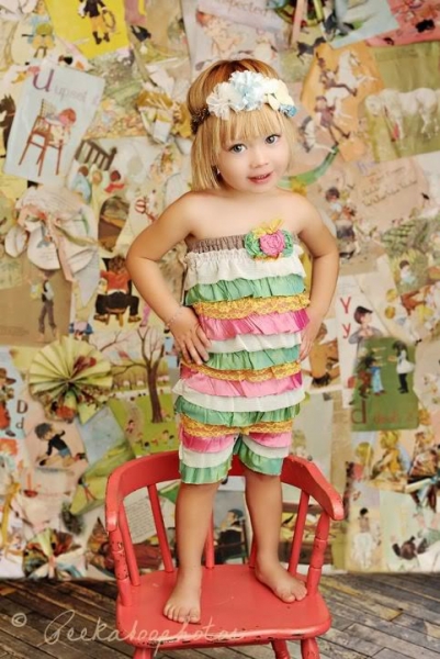 Summer Sewing Patterns: Ruffled Petti Romper PDF Sewing Pattern via lilblueboo.com