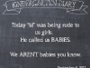 Lil Blue Boo\'s tales from a Kindergarten Diary Entry: Babies #booism