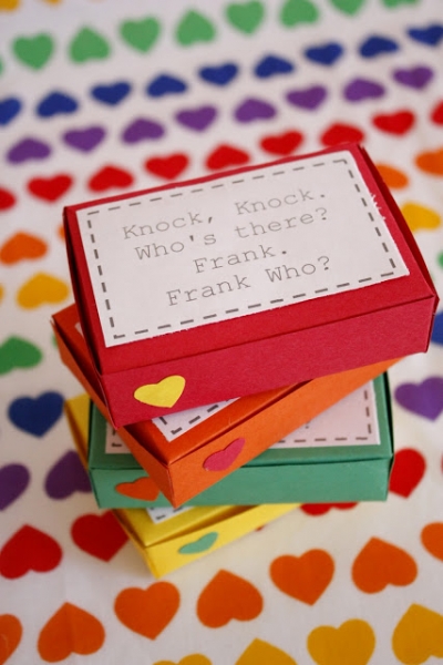 Funny Valentine box template from Delia Creates via lilblueboo.com