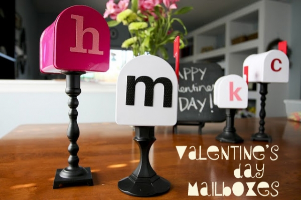 DIY Valentine's Day Mailboxes by The Anderson Crew via lilblueboo.com