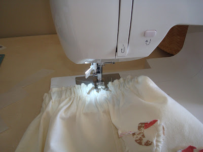 Recycle your t-shirt into a toddler skirt (tutorial) step 12 via lilblueboo.com