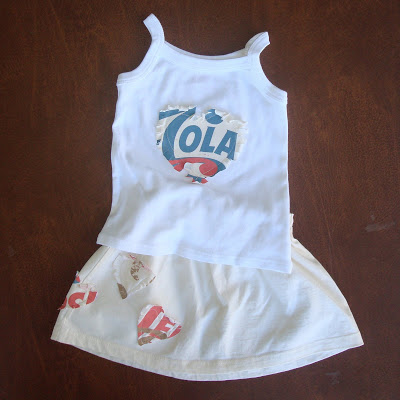 Recycle your t-shirt into a toddler skirt (tutorial) 2 via lilblueboo.com