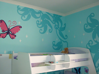 Fairy Forest Mural Template Free Download 5 via lilblueboo.com