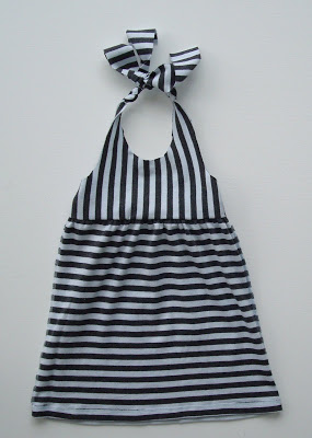 Afternoon Clothes Recycling halter dress front via lilblueboo.com Afternoon Clothes Recycling halter dress front via lilblueboo.com