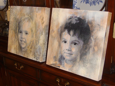 Summer Special on Custom Painted Portraits 2 via lilblueboo.com