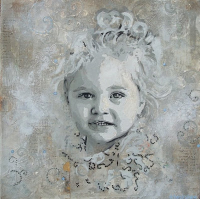 Custom Painted Portraits via lilblueboo.com