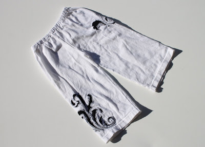 Recycled T-Shirt Toddler Pants & Gauchos 4 via lilblueboo.com