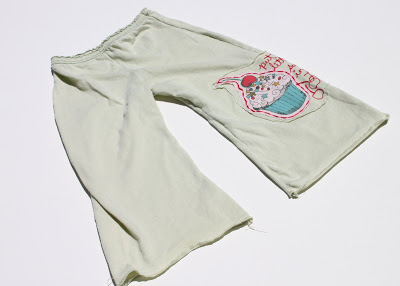 Recycled T-Shirt Toddler Pants & Gauchos 2 via lilblueboo.com