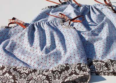 Big Sister/Little Sister Pillowcase Dresses 2 via lilblueboo.com