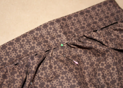 DIY border fabric sundress sewing tutorial step 13 via lilblueboo.com