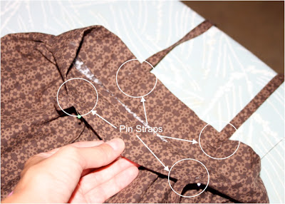DIY border fabric sundress sewing tutorial step 19 via lilblueboo.com