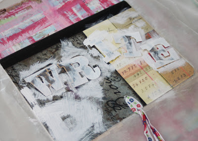 Making a Composition Book Art into a Journal 4 (Tutorial) via lilblueboo.com