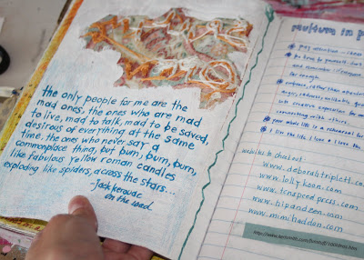 Making a Composition Book Art into a Journal 24 (Tutorial) via lilblueboo.com