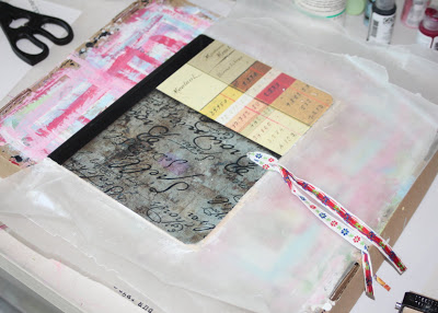 Making a Composition Book Art into a Journal 14 (Tutorial) via lilblueboo.com