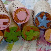 Top tutortials week - Itty Bitty Cork Stamps via lilblueboo.com