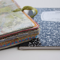 Top tutortials week -Composition Notebook Art Journal via lilblueboo.com