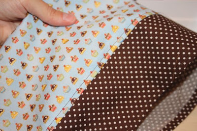 Cupcake Applique Shirt and Matching Skirt step 8 via lilblueboo.com