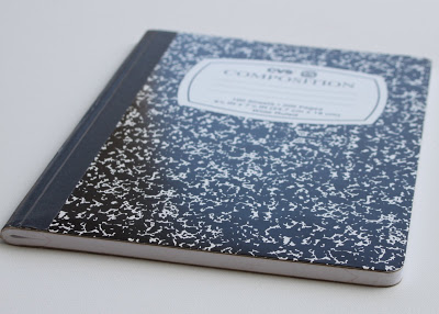 Making a Composition Book Art into a Journal 1 (Tutorial) via lilblueboo.com