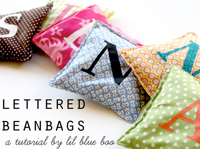 How to make personalized beanbags via liblueboo.com