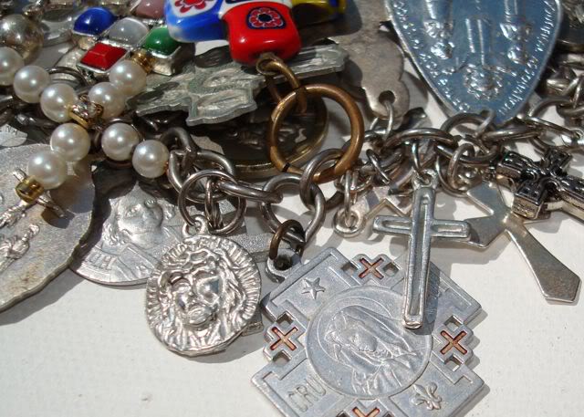 Eclectic "Catch All" Charm & Trinket Bracelets 10 via lilblueboo.com Eclectic "Catch All" Charm & Trinket Bracelets 10 via lilblueboo.com
