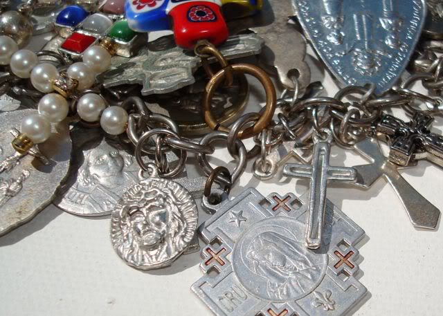 Eclectic "Catch All" Charm & Trinket Bracelets 10 via lilblueboo.com