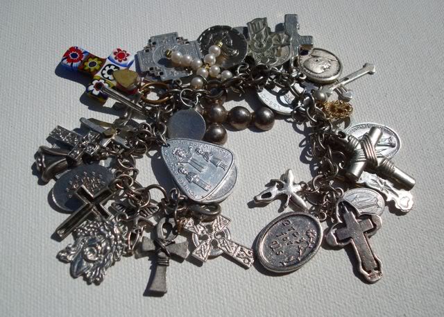 Eclectic "Catch All" Charm & Trinket Bracelets 8 via lilblueboo.com Eclectic "Catch All" Charm & Trinket Bracelets 8 via lilblueboo.com