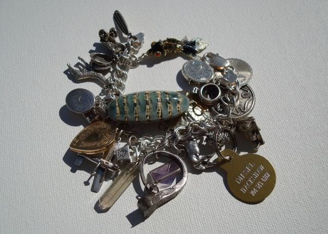 Eclectic "Catch All" Charm & Trinket Bracelets via lilblueboo.com