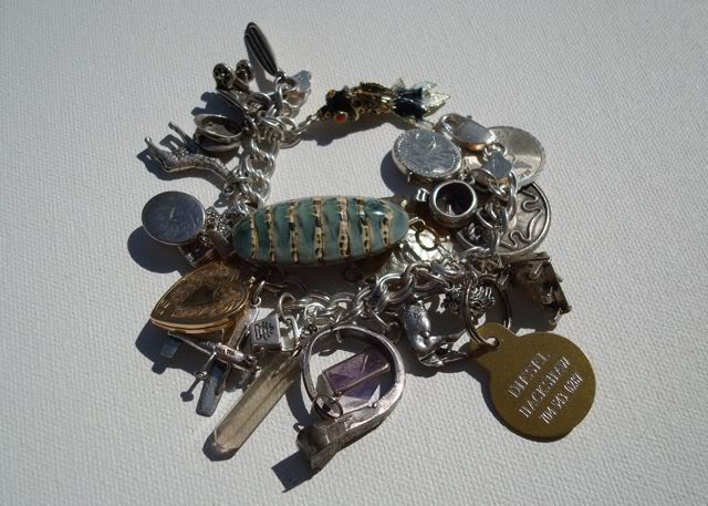 Eclectic "Catch All" Charm & Trinket Bracelets via lilblueboo.com Eclectic "Catch All" Charm & Trinket Bracelets via lilblueboo.com