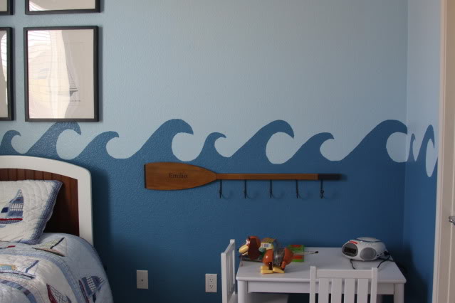 How to Paint Waves on Wall 