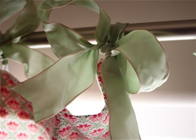 Hand-Sewn Ribbon-Top Curtain Tutorial  via lilblueboo.com