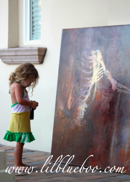 FOR SALE: Very large skeleton painting via lilblueboo.com FOR SALE: Very large skeleton painting via lilblueboo.com