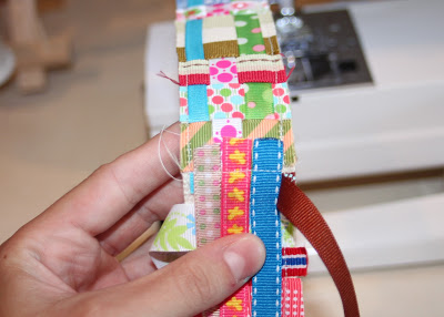 Scrap Ribbon Belt (A Tutorial) step 11 via lilblueboo.com