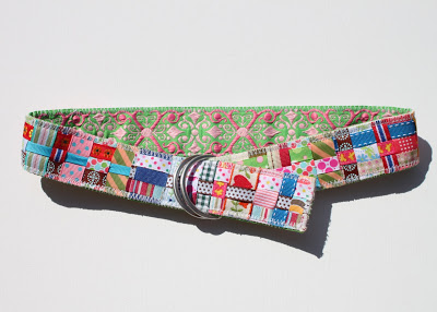 Scrap Ribbon Belt (A Tutorial) 2 via lilblueboo.com