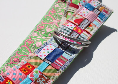 Scrap Ribbon Belt (A Tutorial) 3 via lilblueboo.com