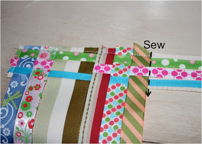 Scrap Ribbon Belt (A Tutorial) step 6 via lilblueboo.com