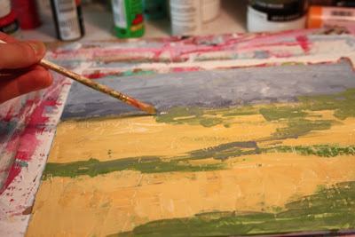 How to Fake a Landscape Painting (A Tutorial) step 7 via lillbueboo.com
