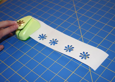 Scrapbook Punch to Fabric Stencil 2 via lilblueboo.com