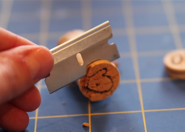 How to make mini stamps from wine corks 7 via lilblueboo.com